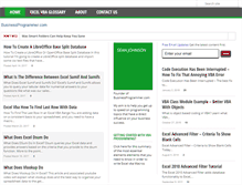 Tablet Screenshot of businessprogrammer.com